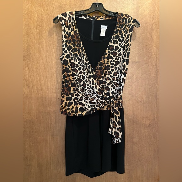 CACHE LEOPARD PRINT ROMPER - Picture 1 of 10